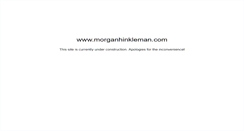 Desktop Screenshot of morganhinkleman.com